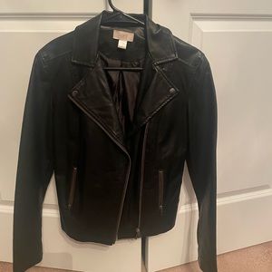 LOFT leather jacket size XS